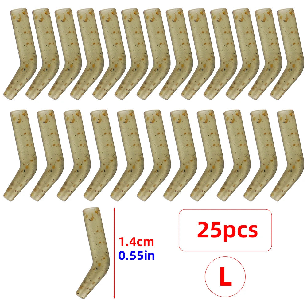 Aligneurs hameçons Hirisi AH251 – Pack 25 pièces – Taille M ou L – D-Rig anti-emmêlement – Pêche carpe