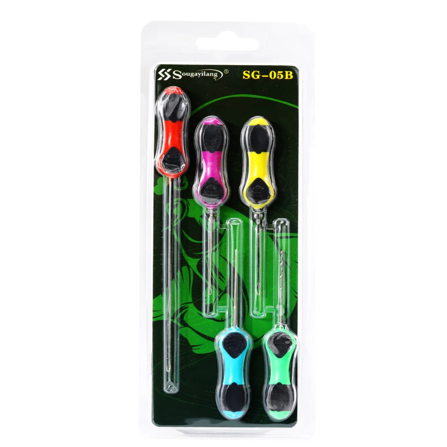 Ensemble d'aiguilles à bouillettes colorées – Kit complet pour la pêche