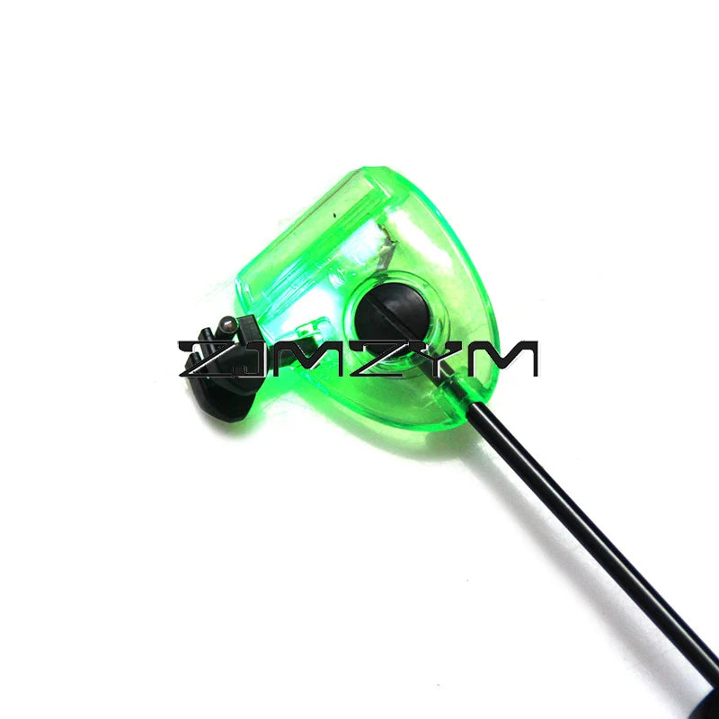 Set swingers LED indicateur de touche – 4 couleurs – Alarme – Pêche carpe – Pochette incluse