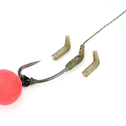 Aligneurs hameçons Hirisi AH251 – Pack 25 pièces – Taille M ou L – D-Rig anti-emmêlement – Pêche carpe