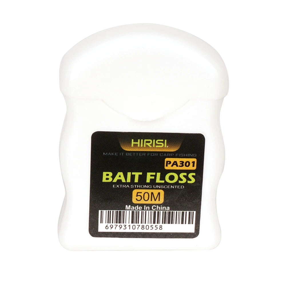 Fil de fixation boilies Hirisi 50m – Sans perforation – Chod Rig, Hair Rig, Ronnie Rig – Pêche carpe