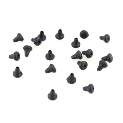 Stop-hameçons en caoutchouc Hirisi AH035 – 100 pièces – Noir, Blanc, Vert – Montages carpe