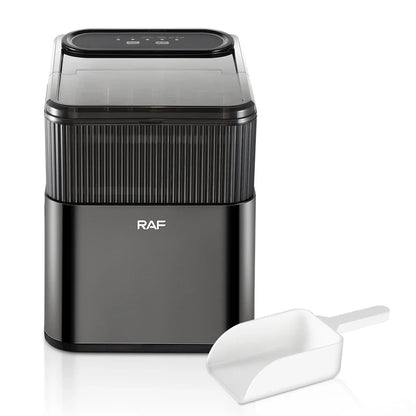 Machine à glaçons électrique portable RAF – 12kg/24h – Taille réglable – Panneau tactile – Maison & Bureau