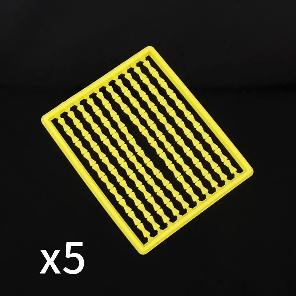 Stops boilies caoutchouc Hirisi – Pack 5 ou 16 pièces – Jaune, Blanc, Orange, Noir – Pêche carpe cheveu