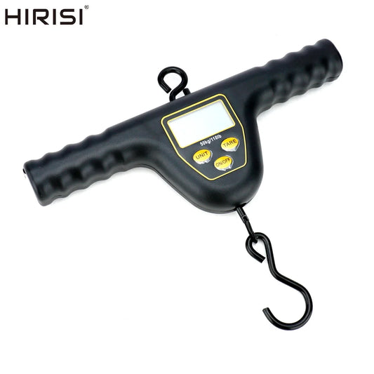 Balance pèse-poisson électronique Hirisi 50kg – Écran LCD rétroéclairé – Fonction tare – kg/lbs/oz