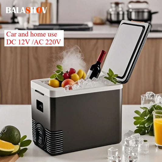 Mini glacière électrique 10L Froid & Chaud – 12V/220V – Voiture & Maison – Camping Pêche