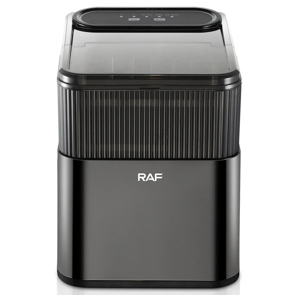 Machine à glaçons électrique portable RAF – 12kg/24h – Taille réglable – Panneau tactile – Maison & Bureau
