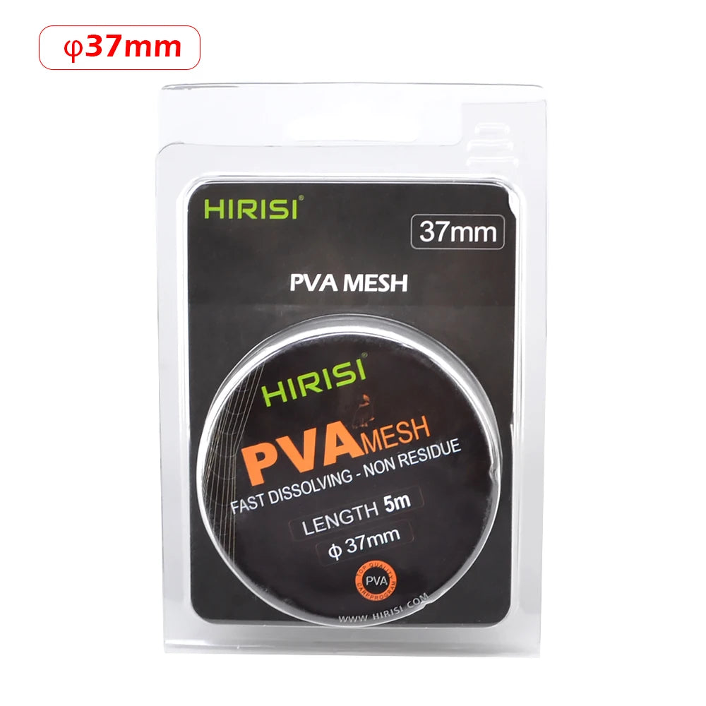 Filet PVA Hirisi 25mm – 5 mètres – Dissolution rapide pour pêche à la carpe