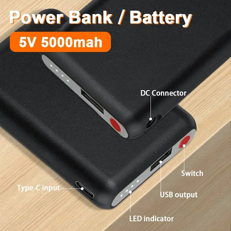 Batterie externe portable 5000mAh – Pour gants et vêtements chauffants