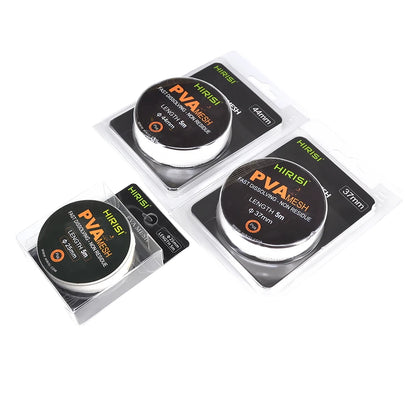 Filet PVA Hirisi 25mm – 5 mètres – Dissolution rapide pour pêche à la carpe
