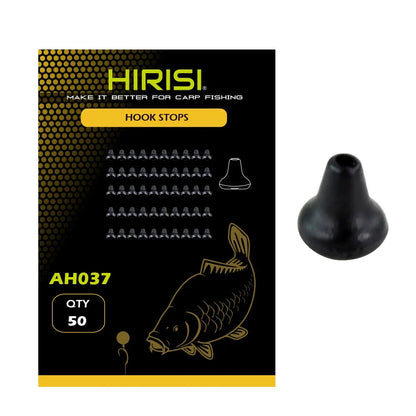 Stop émerillons Hirisi AH036 – 50 pièces – Caoutchouc – Vert et Blanc