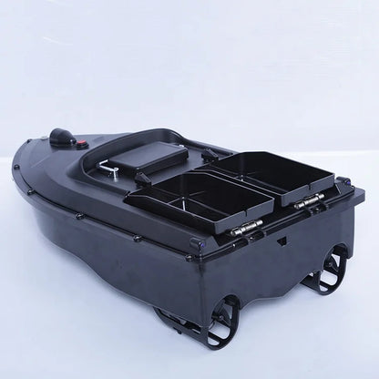 Bateau amorceur télécommandé RC avec GPS – 500m – Batterie 5200mAh – 2 trémies