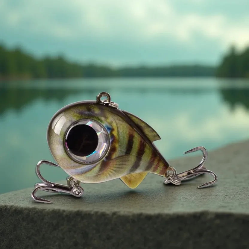 Leurre dur VIB coulant Hanlin 4cm 8.5g – Bille vibrante – Brochet, Perche, Bass – 8 couleurs