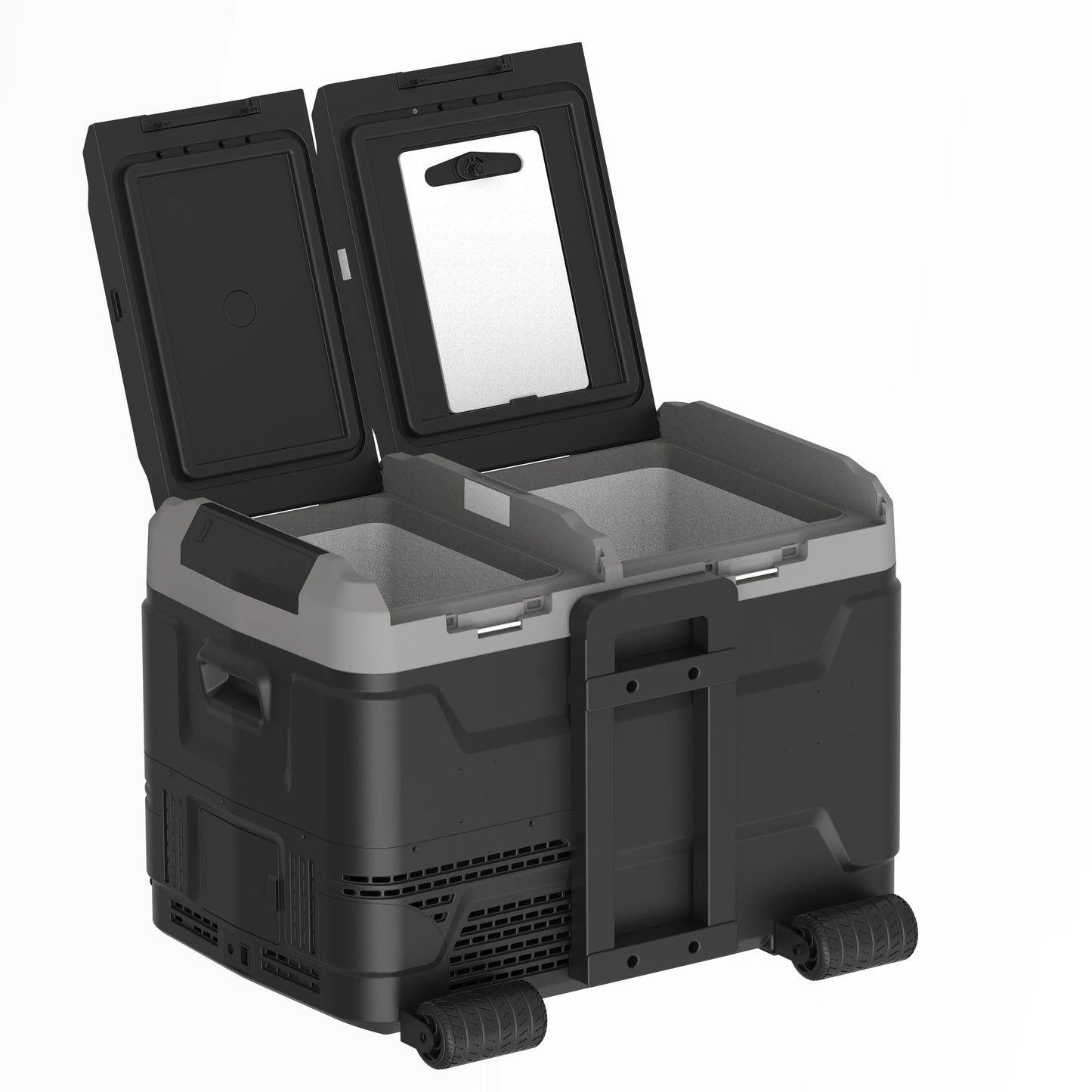Réfrigérateur-congélateur portable 60L à compresseur – -20°C – 12V/24V/220V – Camping Pêche Voiture