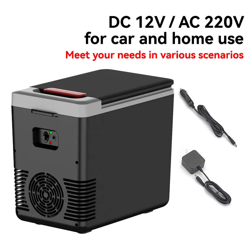 Mini glacière électrique 10L Froid & Chaud – 12V/220V – Voiture & Maison – Camping Pêche