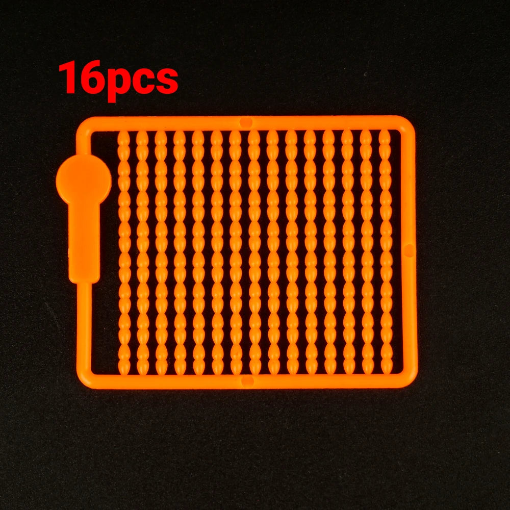 Stops boilies caoutchouc Hirisi – Pack 5 ou 16 pièces – Jaune, Blanc, Orange, Noir – Pêche carpe cheveu