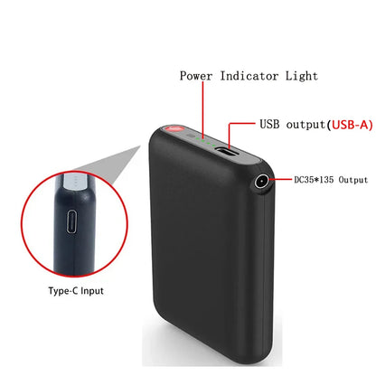 Batterie externe portable 5000mAh – Pour gants et vêtements chauffants