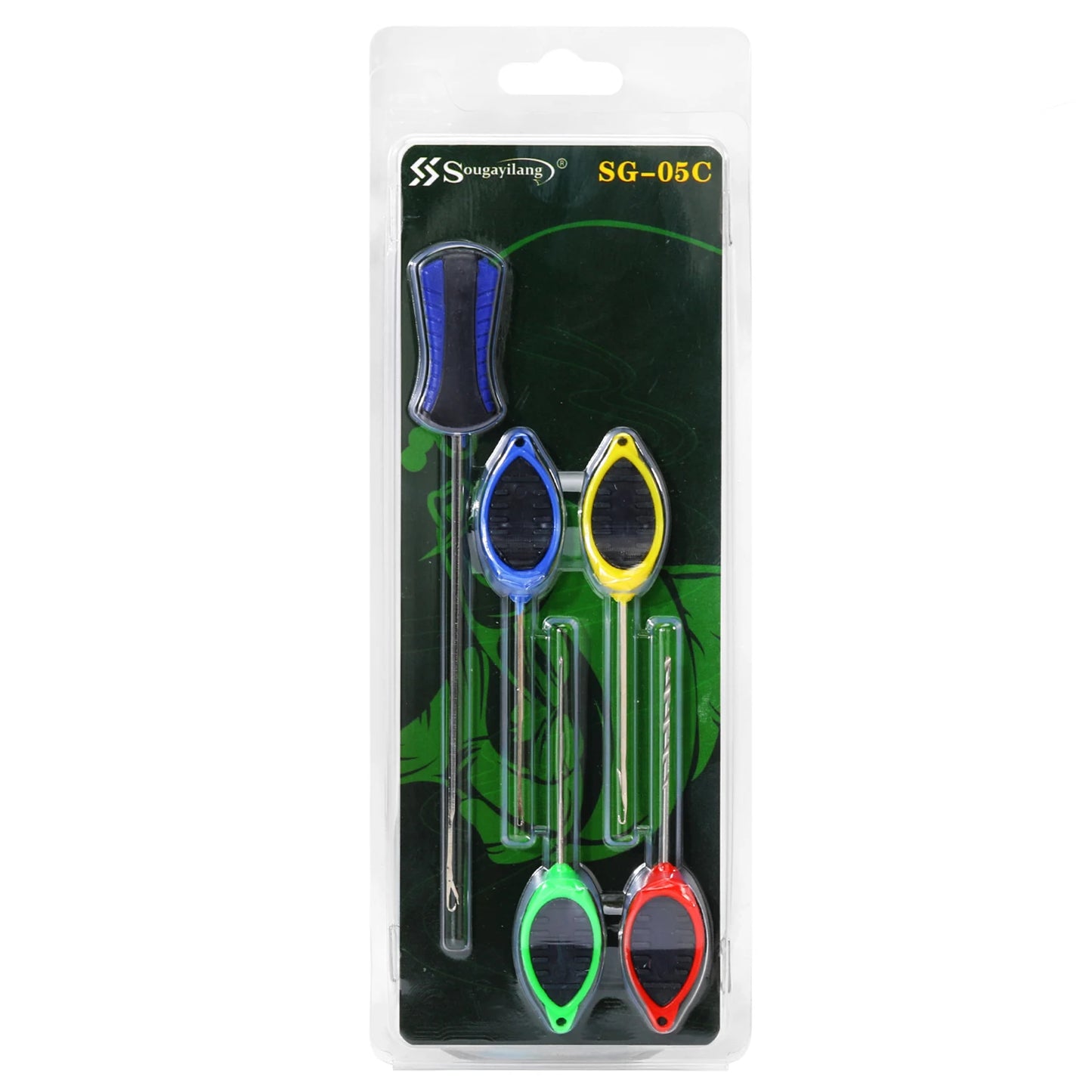 Ensemble d'aiguilles à bouillettes colorées – Kit complet pour la pêche