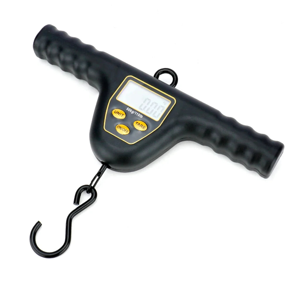 Balance pèse-poisson électronique Hirisi 50kg – Écran LCD rétroéclairé – Fonction tare – kg/lbs/oz