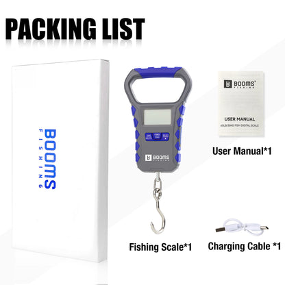 Balance pèse-poisson électronique Booms Fishing 30kg – Portable – Pêche, bagages, cuisine