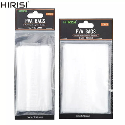 Sachets PVA Pêche à la Carpe — 20 pièces | Dissolution Rapide