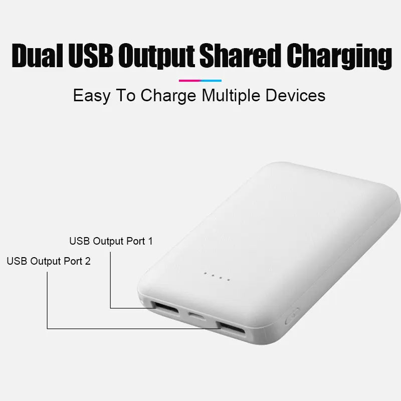 Batterie externe portable pour vêtements chauffants – 5000 / 10000 / 20000mAh – Double USB – Gilet, écharpe, gants