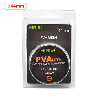 Filet PVA Hirisi 25mm – 5 mètres – Dissolution rapide pour pêche à la carpe