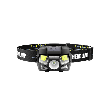 Lampe frontale LED rechargeable USB – 1000 lm – Capteur de mouvement – IPX4