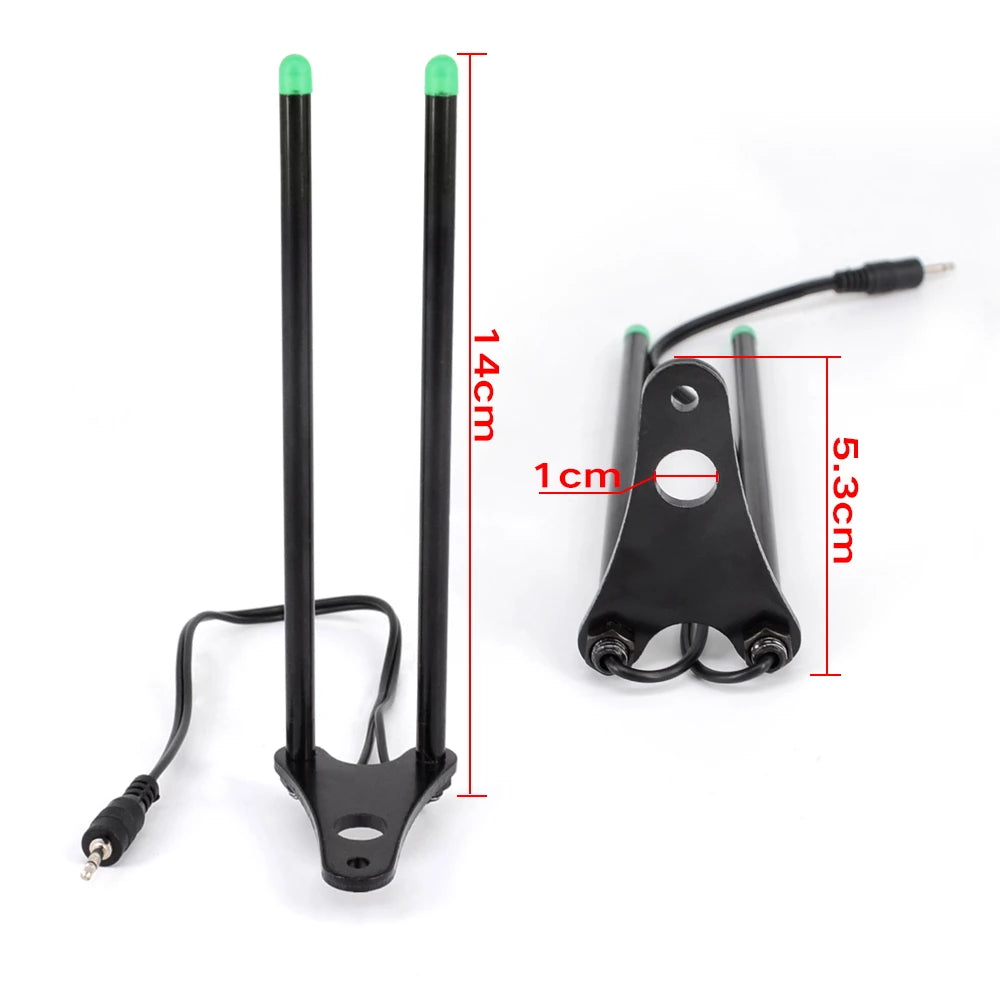 Détecteur de Touche LED pour Pêche à la Carpe — Aluminium | 4 Couleurs