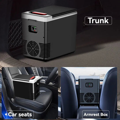Mini glacière électrique 10L Froid & Chaud – 12V/220V – Voiture & Maison – Camping Pêche