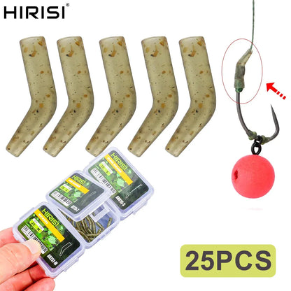 Aligneurs hameçons Hirisi AH251 – Pack 25 pièces – Taille M ou L – D-Rig anti-emmêlement – Pêche carpe