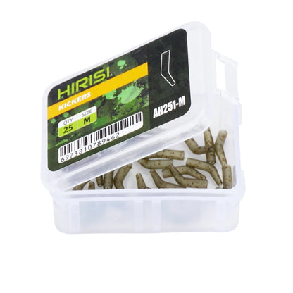 Aligneurs hameçons Hirisi AH251 – Pack 25 pièces – Taille M ou L – D-Rig anti-emmêlement – Pêche carpe