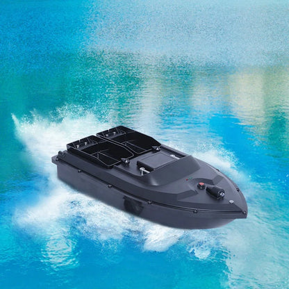 Bateau amorceur télécommandé RC avec GPS – 500m – Batterie 5200mAh – 2 trémies