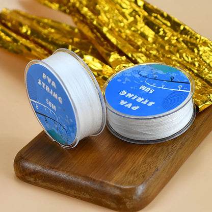 Filet PVA soluble 50m – Corde tressée pour pêche à la carpe