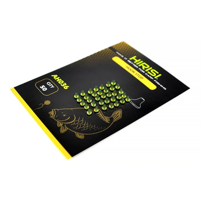 Stop émerillons Hirisi AH036 – 50 pièces – Caoutchouc – Vert et Blanc