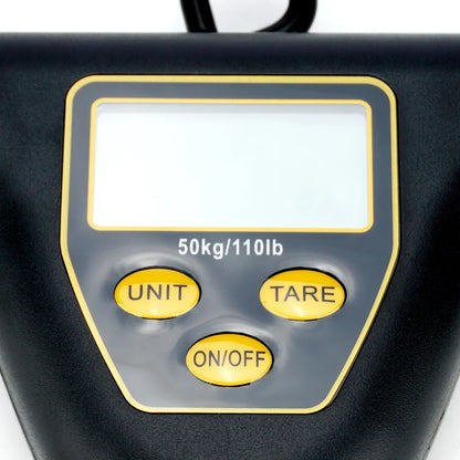 Balance pèse-poisson électronique Hirisi 50kg – Écran LCD rétroéclairé – Fonction tare – kg/lbs/oz